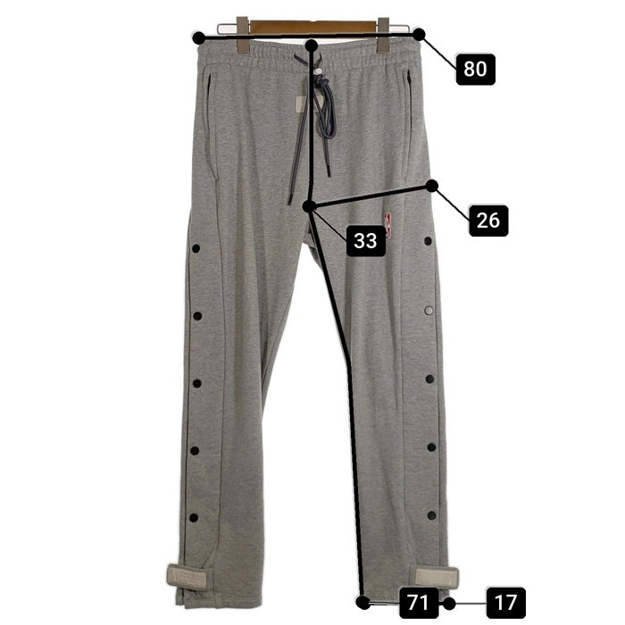 NIKE ナイキ 18AW FEAR OF GOD フィアオブゴッド Tear Away Pant ウォームアップ スウェットパンツ グレー AR0628-063 Size M 福生店