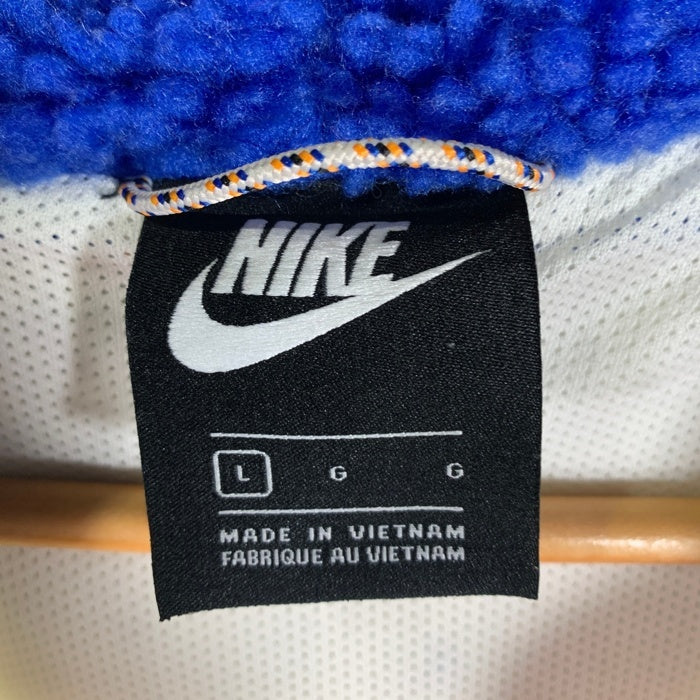 NIKE ナイキ HALF ZIP HOODIE WINTER SHERPA ハーフジップフーディ ボアフリース プルオーバー ホワイト ベージュ BV3767-133 Size L 福生店