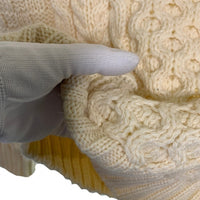 L.L.Bean エルエルビーン フィッシャーマンセーター ウール プルオーバー ケーブル アイボリー 264682 Size M 福生店