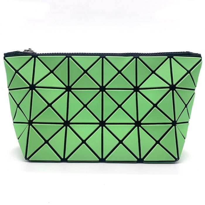 BAO BAO ISSEY MIYAKE バオバオイッセイミヤケ PVC ポーチ マルチケース ライムグリーン タグ付 福生店