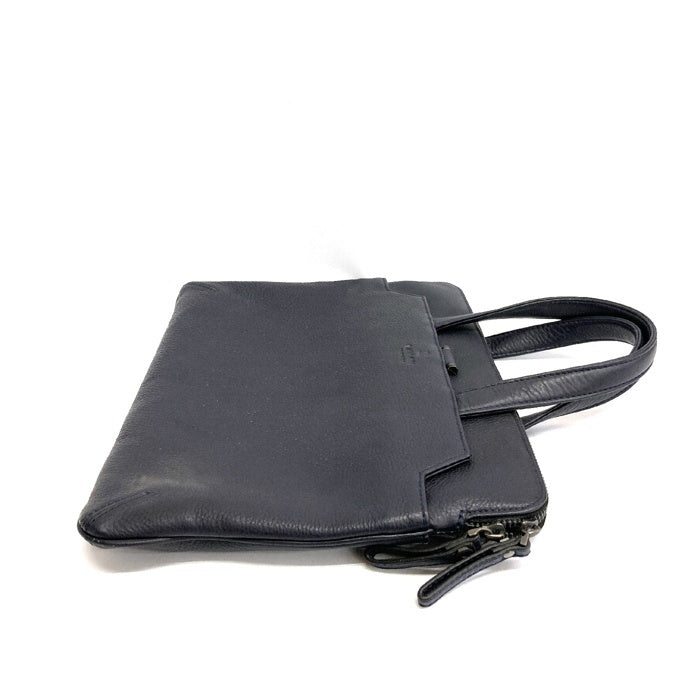 LANVIN COLLECTION ランバン コレクション シュリンクレザー ブリーフケース ネイビー 瑞穂店