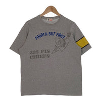 BUZZ RICKSON'S バズリクソンズ FOURTH BUT FIRST プリントTシャツ グレー Size L 福生店
