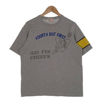 BUZZ RICKSON'S バズリクソンズ FOURTH BUT FIRST プリントTシャツ グレー Size L 福生店