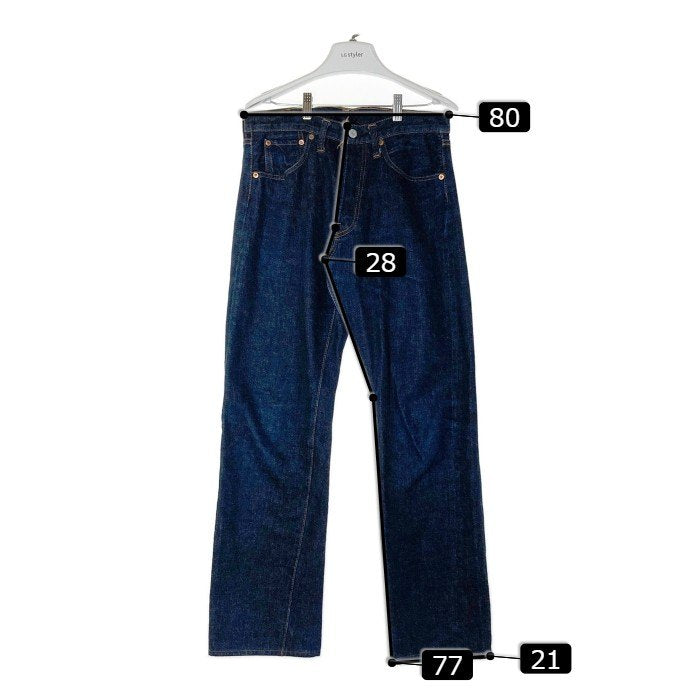 DENIME ドゥニーム 紙パッチ デニムパンツ 66モデル インディゴ 日本製 Size31 瑞穂店