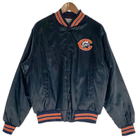 90's NFL LOCKER LINE ロッカーライン CHICAGO BEARS シカゴ ベアーズ ナイロン スタジャン スタジアム ジャケット ネイビー USA製 Size L 福生店