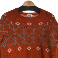 Pherrow's フェローズ 19AW スノーパターン ジャガード ニット セーター オレンジ 19W-PSFS1 Size 40 福生店