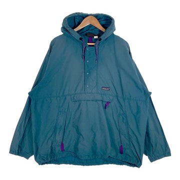 90's patagonia パタゴニア バギーズプルオーバー アノラック グリーン パープル 53690 S3 Size L 福生店