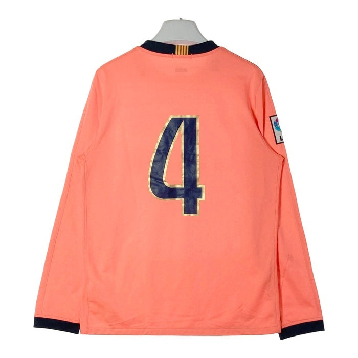 NIKE ナイキ 355021-870 FCバルセロナ 09/10 アウェイ 長袖ユニフォーム サーモンピンク sizeS 瑞穂店