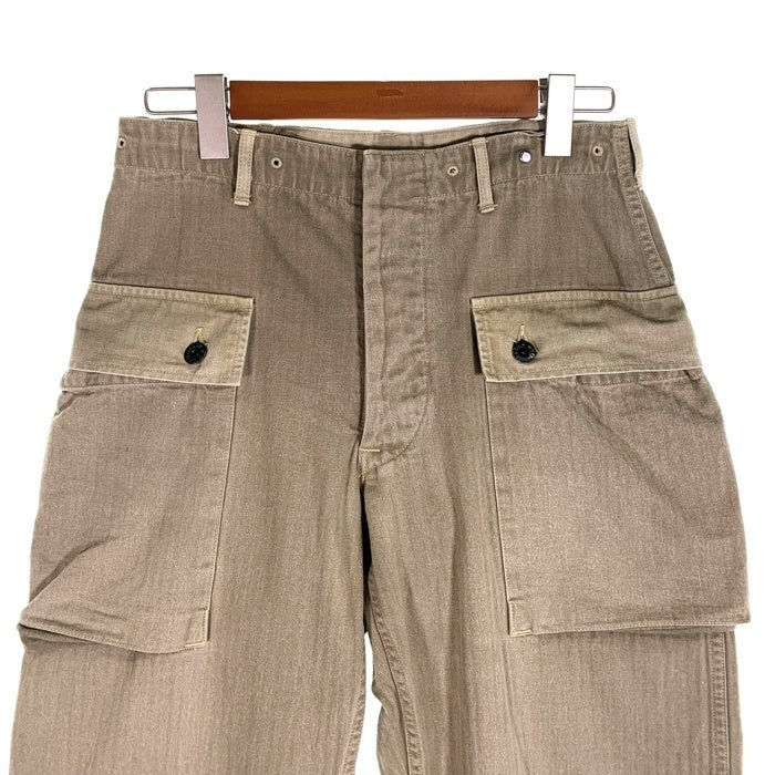 WAREHOUSE ウエアハウス USMC HBT Monkey Pants ヘリンボーン モンキーパンツ ライトオリーブ Size 31 福生店