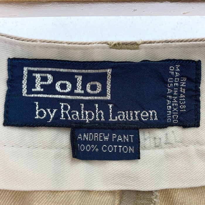 Polo Ralph Lauren ポロラルフローレン ANDREW アンドリュー ツータック チノパンツ ベージュ size36 瑞穂店
