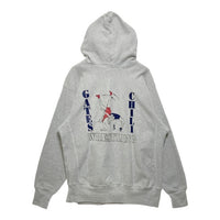 90's Champion チャンピオン GATES CHILI WRESTLING リバースウィーブ スウェットパーカー グレー USA製 Size XL 瑞穂店