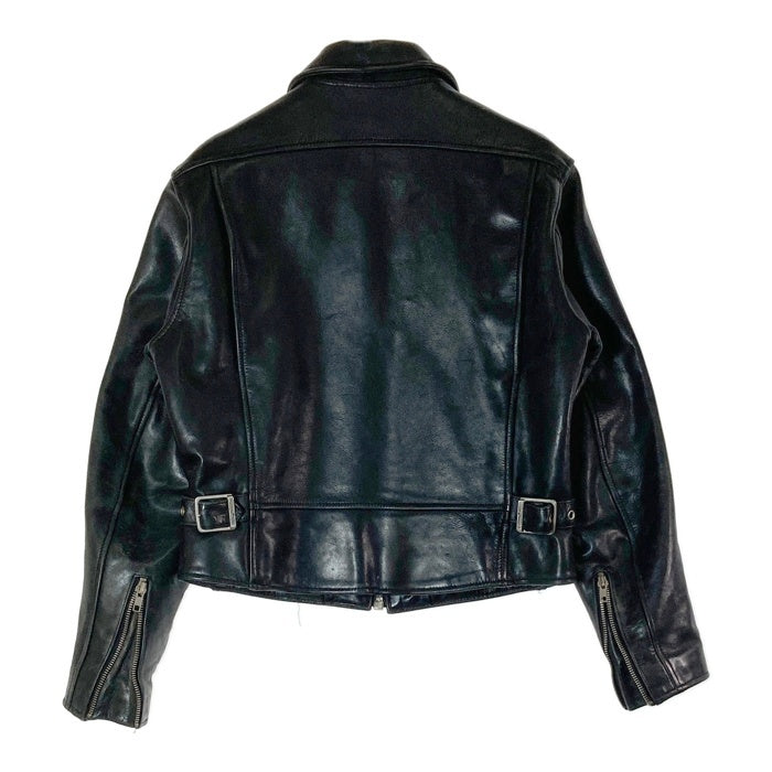 HARLEY DAVIDSON ハーレーダビッドソン レザー シングルライダース ブラック sizeS※全体的にダメージ使用感あり 瑞穂店