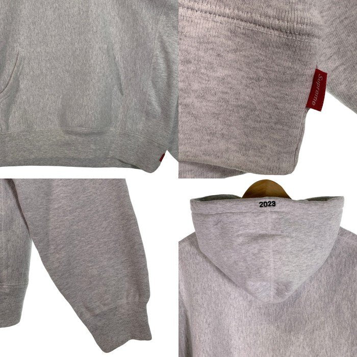 SUPREME シュプリーム 23AW Box Logo Hooded Sweatshirt ボックスロゴ プルオーバースウェットパーカー アッシュグレー 迷彩 Size M 福生店