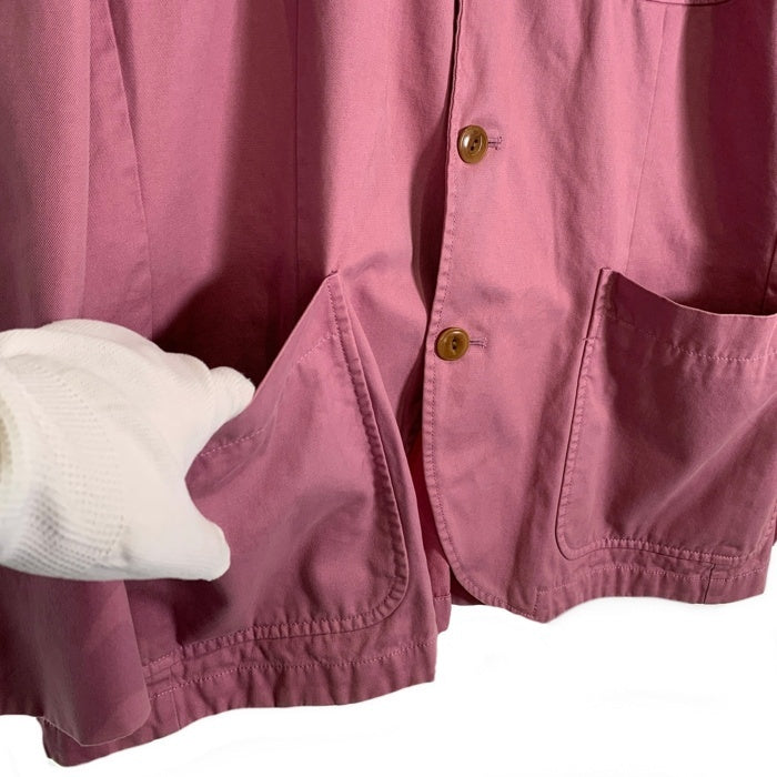 Brooks Brothers ブルックスブラザーズ コットン 3B テーラードジャケット ピンク 本切羽 カジュアル Size L 福生店