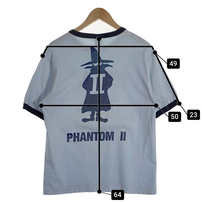 BUZZ RICKSONS バズリクソンズ VMFA-212 U.S.M.C. プリントリンガーTシャツ ブルー Size M 福生店