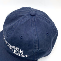 HideandSeek ハイドアンドシーク 刺繡 6パネルキャップ ネイビー 福生店