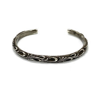 Legend レジェンド 6mm 浮き唐草 シルバーバングル SILVER 福生店