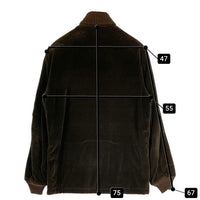 60's Hall American Sportsqwear Robert Hall ホールアメリカン ロバートホール コーデュロイファラオジャケット ブラウン TALONヒゲロング Size 40 福生店