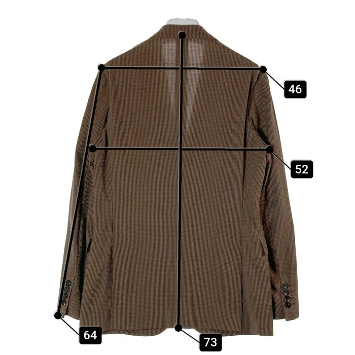 SHO様クレストブリッジ　ブラックレーベル　ベージュシアサッカーフルジップパーカ 1411-51F0831824.jpg?v=1710293885