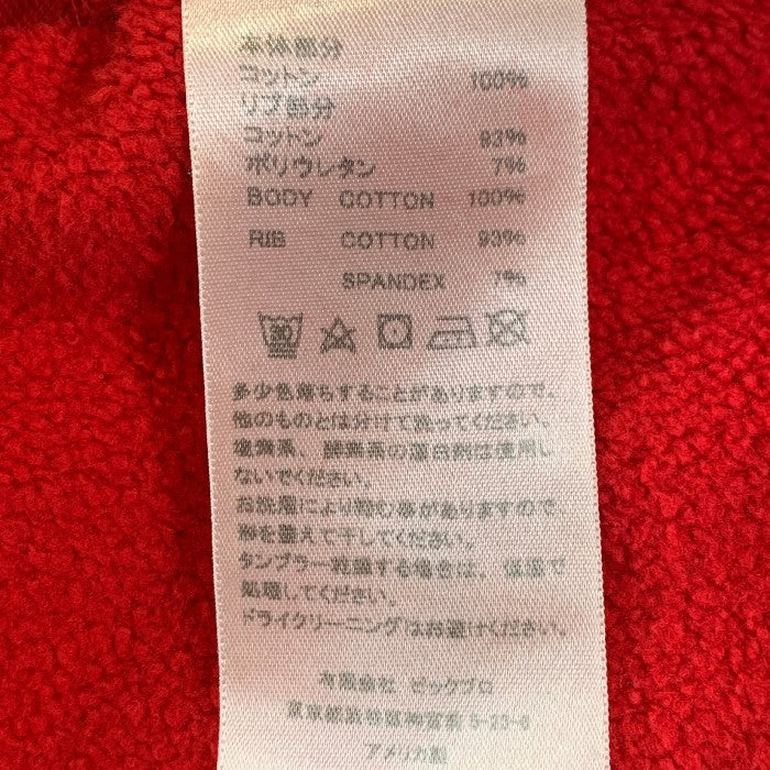 LES TIEN レスティエン プルオーバースウェットパーカー レッド Size XL 福生店