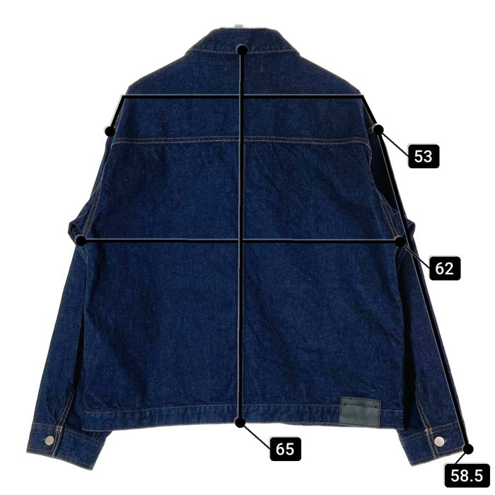 Jieda ジエダ STUDIOUS別注 PATCH DENIM JACKET パッチ デニム ジャケット インディゴ size2 瑞穂店