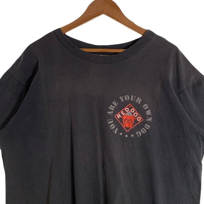 90's RED DOG レッドドッグ プリントTシャツ フェードブラック USA製 TENNESSEE RIVER GOLD Size XL 福生店