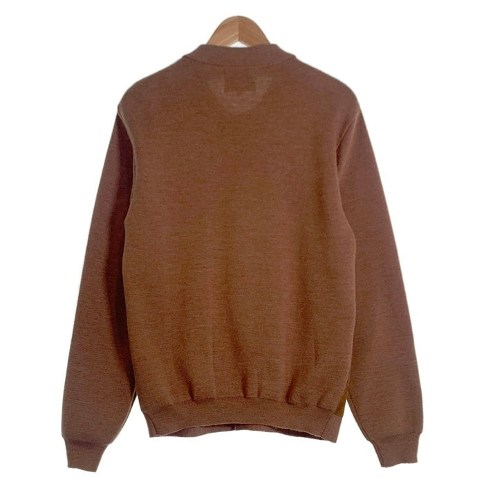 The Duffer of St. George ザ ダファー オブ セントジョージ SUEDE YARDIE CARDIE スエード ヤーディー カーディー ニットカーディガン ブラウン Size L 福生店