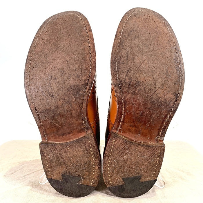 Trickers トリッカーズ MALTON モールトン カントリーブーツ ウィングチップ レザーソール 2508 Size UK 8.5 (27-27.5cm) 福生店