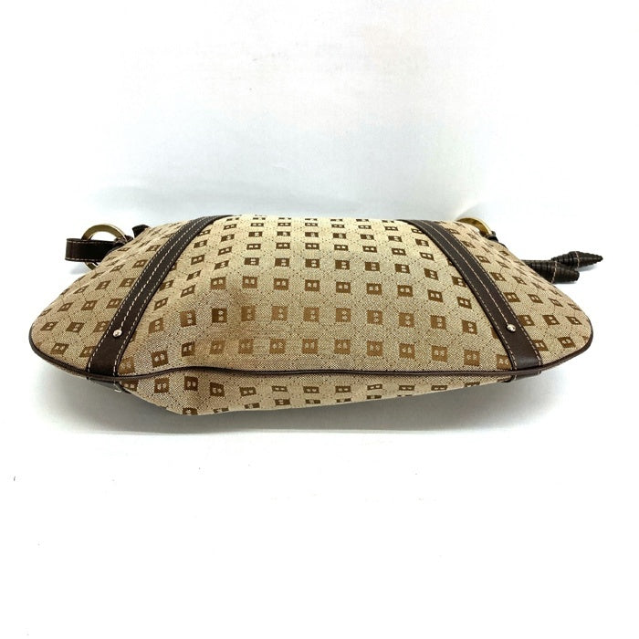 BALLY バリー モノグラム Bロゴ レザー キャンバス ショルダー