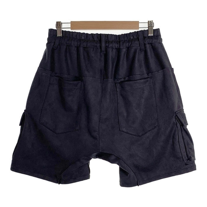 FranCisT_MOR.K.S. フランシストモークス HI TENTION FAKE SUEDE 6P SHORTS フェイクスウェード ショートパンツ カーゴ ネイビー Size 4 福生店