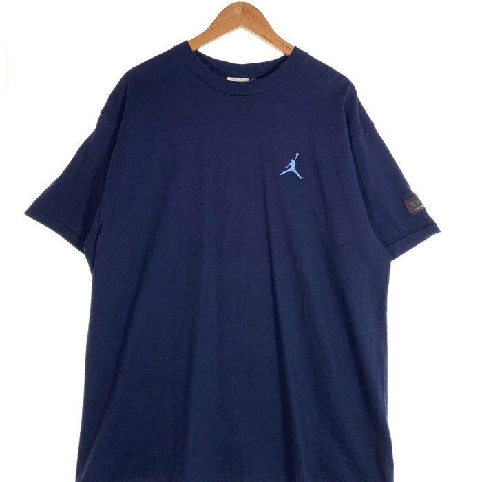 90's NIKE ナイキ JUMPMAN JORDAN ジャンプマン刺繡 Tシャツ ネイビー USA製 デッドストック Size L 福生店
