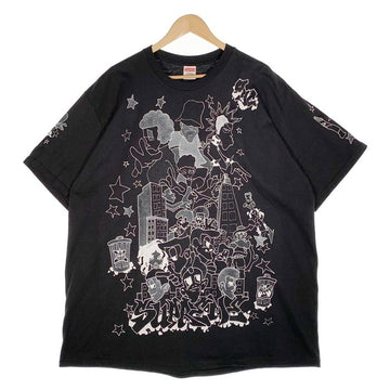 SUPREME シュプリーム 23AW Downtown Tee ダウンタウン プリントTシャツ ブラック Size XXL 福生店