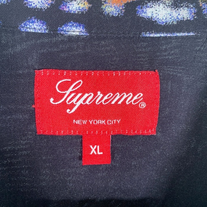 SUPREME シュプリーム 20SS City Lights Rayon S/S Shirt シティライツ レーヨン ショートスリーブシャツ マルチ ブラック Size XL 福生店