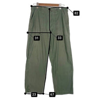 60's U.S.ARMY 米軍 ベイカーパンツ オリーブ 8405-782-3172 OG-107 67年会計 Size 34×29 福生店