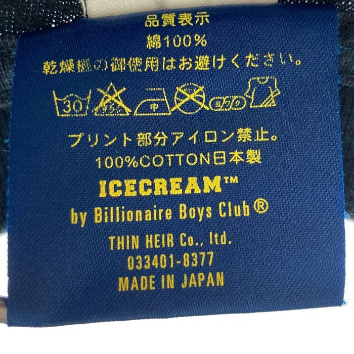 ICE CREAM アイスクリーム UFO FACTORY MADE Tシャツ ブラック sizeL 瑞穂店
