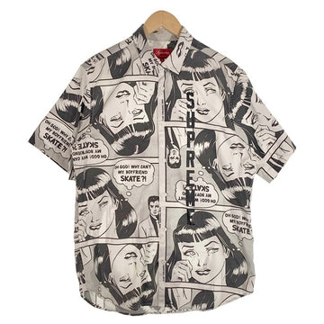 SUPREME シュプリーム 17SS THRASHER スラッシャー Boyfrend S/S Shirt ボーイフレンド ショートスリーブシャツ 半袖 モノクロ Size M 福生店
