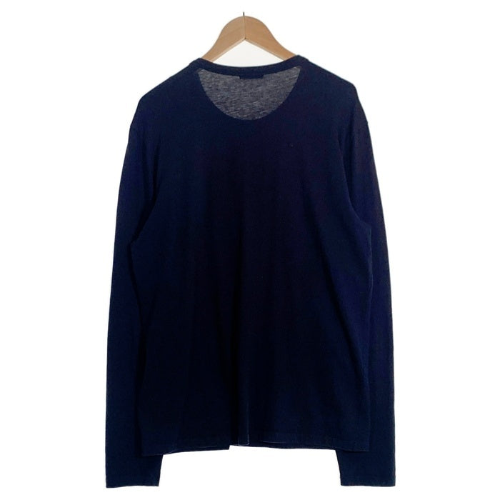 MONCLER モンクレール MAGLIA T-SHIRT M/LUNGA LS T-SHIRT  ロンT ロングスリーブ 長袖 Tシャツ ネイビー 32660051VNFE Size L 福生店
