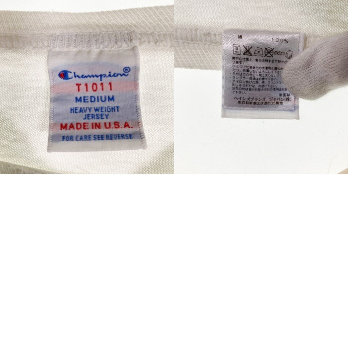 Champion チャンピオン T1011 ST.JOSEPH CAMP プリント 半袖 Tシャツ ホワイト Size M 福生店