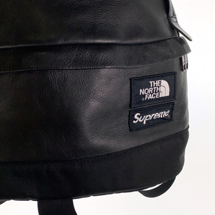 SUPREME シュプリーム 17AW THE NORTH FACE ノースフェイス  Leather Daypack レザーデイパック リュック ブラック 福生店