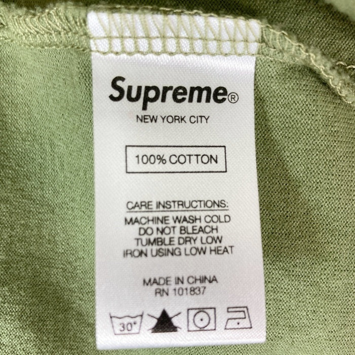 SUPREME シュプリーム CENTER SMALL LOGO センタースモールロゴ Ｔシャツカーキ sizeXL 瑞穂店