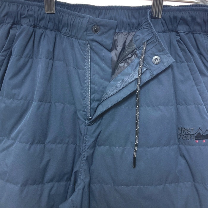 FIRST DOWN ファーストダウン Stretch Light Down Pants ストレッチライトダウンパンツ ネイビー F142506 Size M 瑞穂店