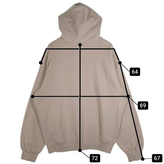 SUPREME シュプリーム FW24 Box Logo Hooded Sweatshirt ボックスロゴ フーデッド スウェットシャツ プルオーバー パーカー フーディー STONE ストーン ベージュ カナダ製 Size XL 福生店