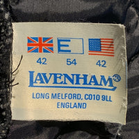 LAVENHAM ラベンハム コーデュロイ キルティングジャケット ブラック コットン Size UK 42 福生店