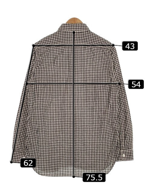 Everwear ギンガムチェック ワークシャツ MASTERPIECE マスターピース ブラック ホワイト Size M 福生店