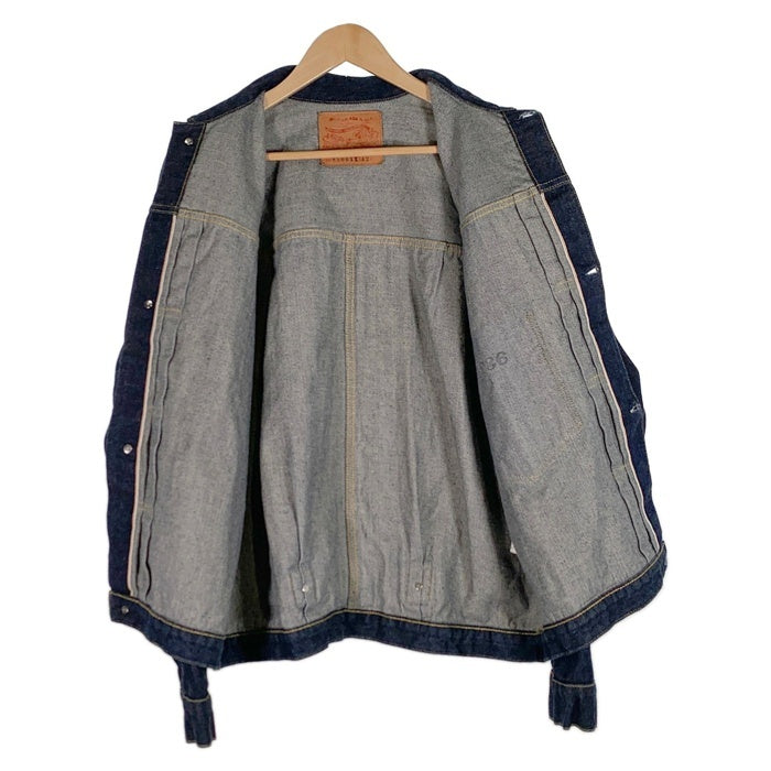 MURAMASA&LLC. ムラマサ S506XX WW2 大戦モデル デニムジャケット T-BACK シンチ インディゴ ワンウォッシュ Size 42 福生店
