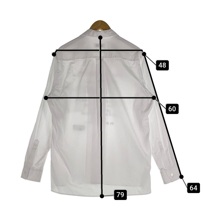 S'YTE サイト ヨウジヤマモト メッセージプリントシャツ ホワイト オープンカラー UT-B64-036 Size 3 福生店