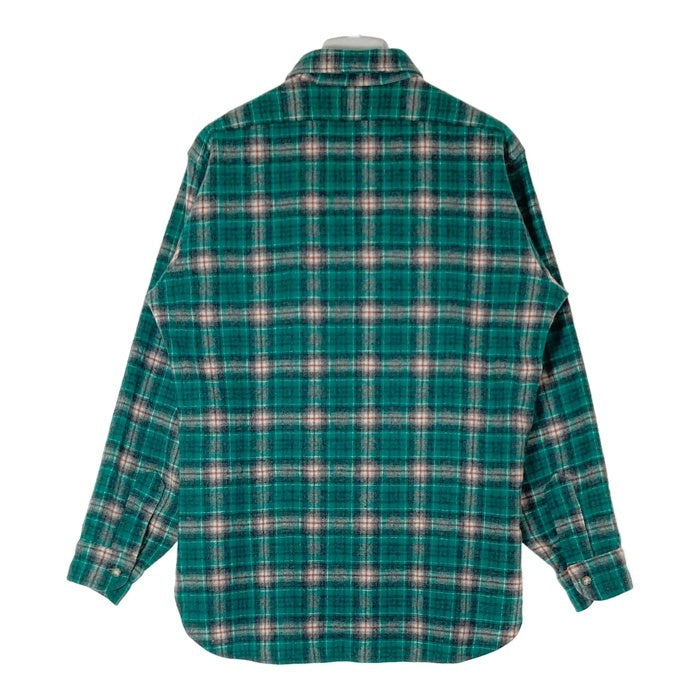 PENDLETON ペンドルトン 70's USA製 ウールシャツ 片ポケット ブラックウォッチ グリーン sizeL 瑞穂店