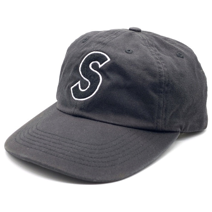 SUPREME シュプリーム 18SS Felt S Logo 6-Panel フェルト Sロゴ 6パネルキャップ ブラック 福生店