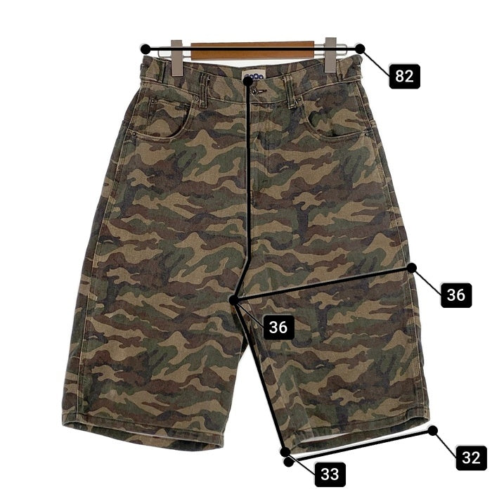 9090 ナインティナインティ ショートパンツ ショーツ ハーフパンツ ウッドランドカモ NN1944 Size L 福生店