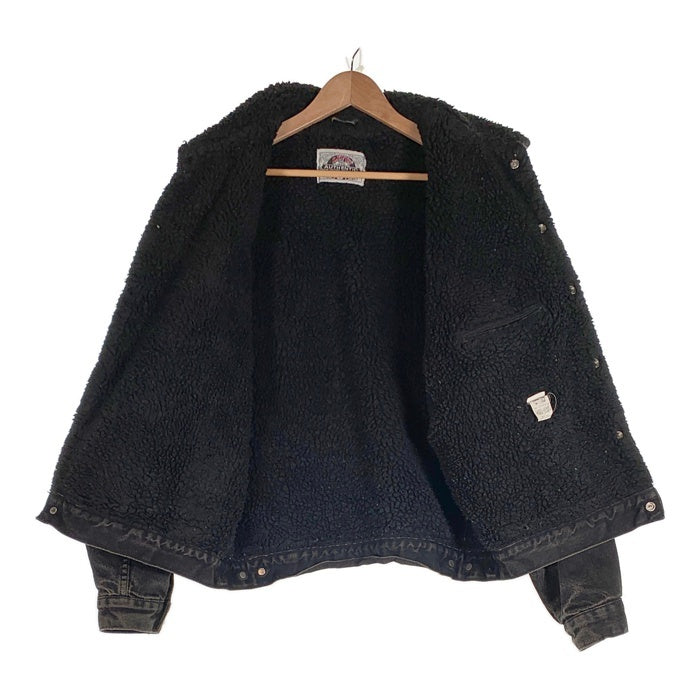 90`s Levi`s リーバイス ブラックデニムボアジャケット トラッカー 70629 4159 USA製 Size L 福生店